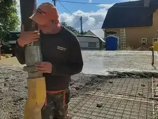 Stavba v zimě – betonáž při mrazu